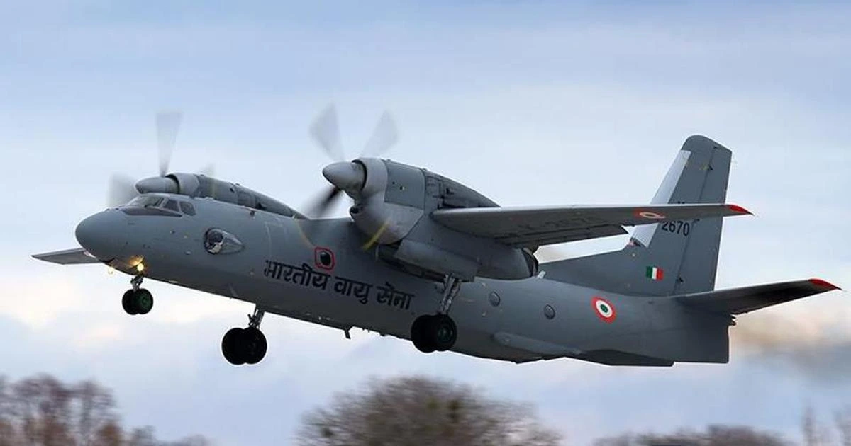 असम के जोरहाट में दुर्घटनाग्रस्त हुए भारतीय वायुसेना के AN-32 ट्रांसपोर्ट विमान की फाइल फोटो।